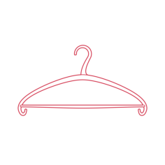Objects Hangers Palaset Olka Hanger Outline Icon Svg Set, Free Vectors File